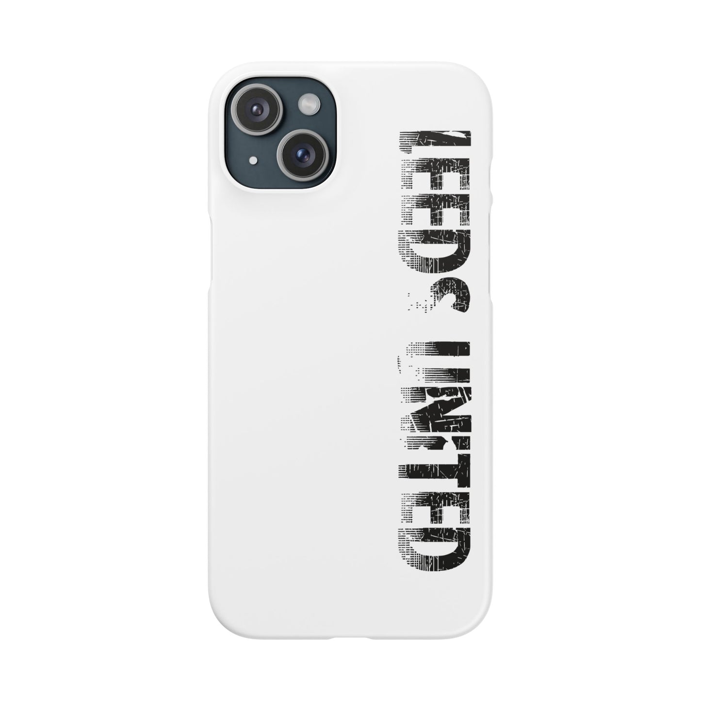 04 Snap Phone Case — "All Leeds Aren't We" Blue & Yellow Emblem