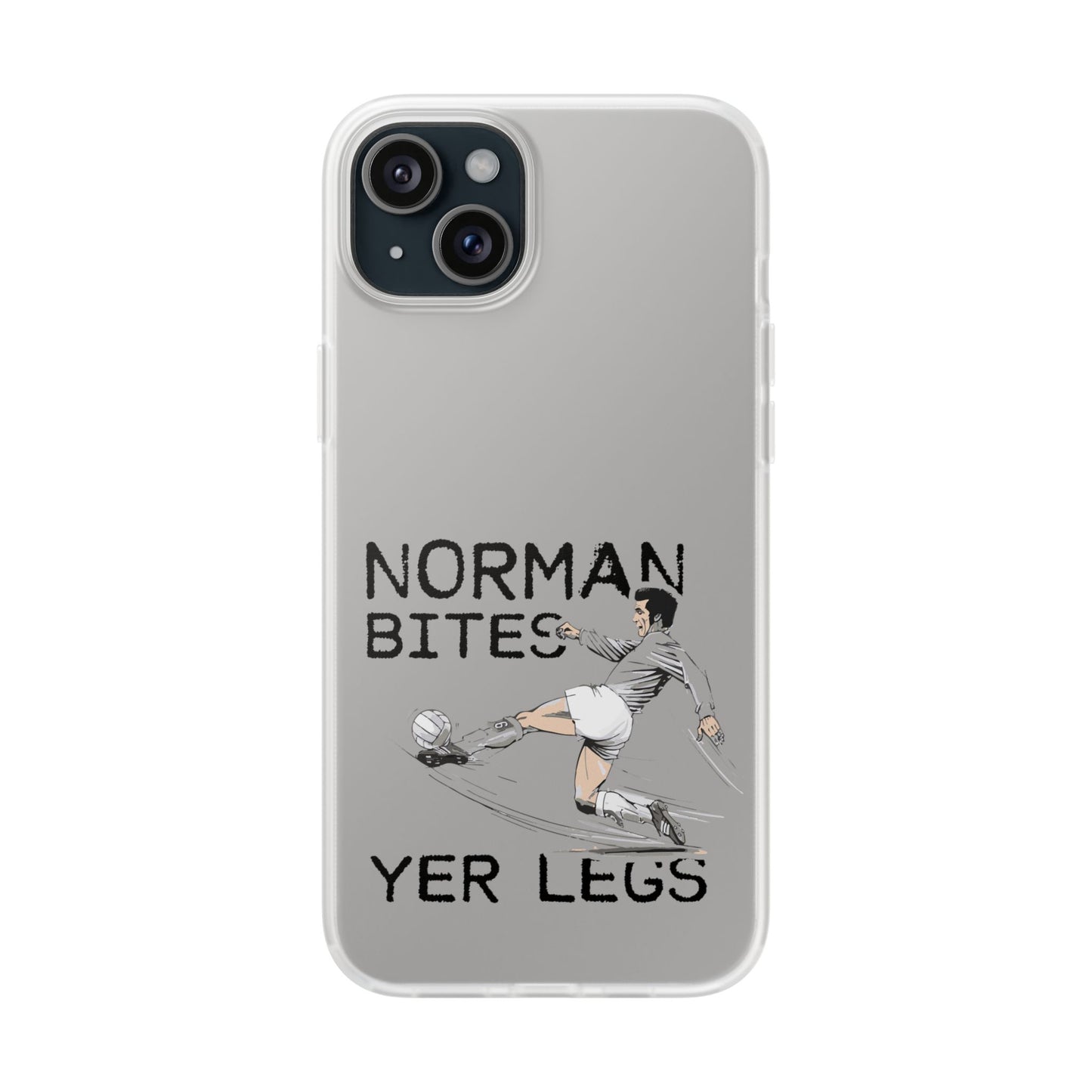 LUFC Norman Bites 'YER LEGS’ Flexi  Case
