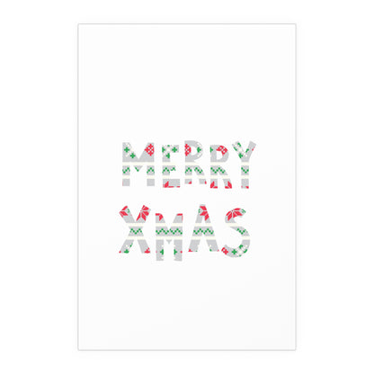 LUFC “Merry Xmas” Christmas  Design Logo Wall Art for Home &  Outdoors