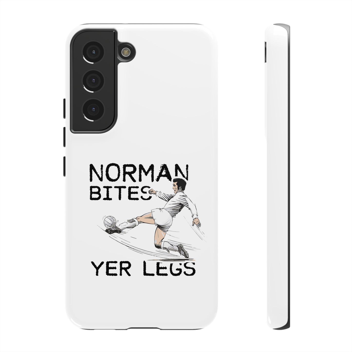 Leeds United NORMAN BITES 'YER  LEGS' Phone Case