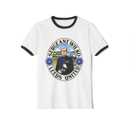 Sergeant Wilko Tribute Tee: Leeds  United Vintage Ringer Shirt