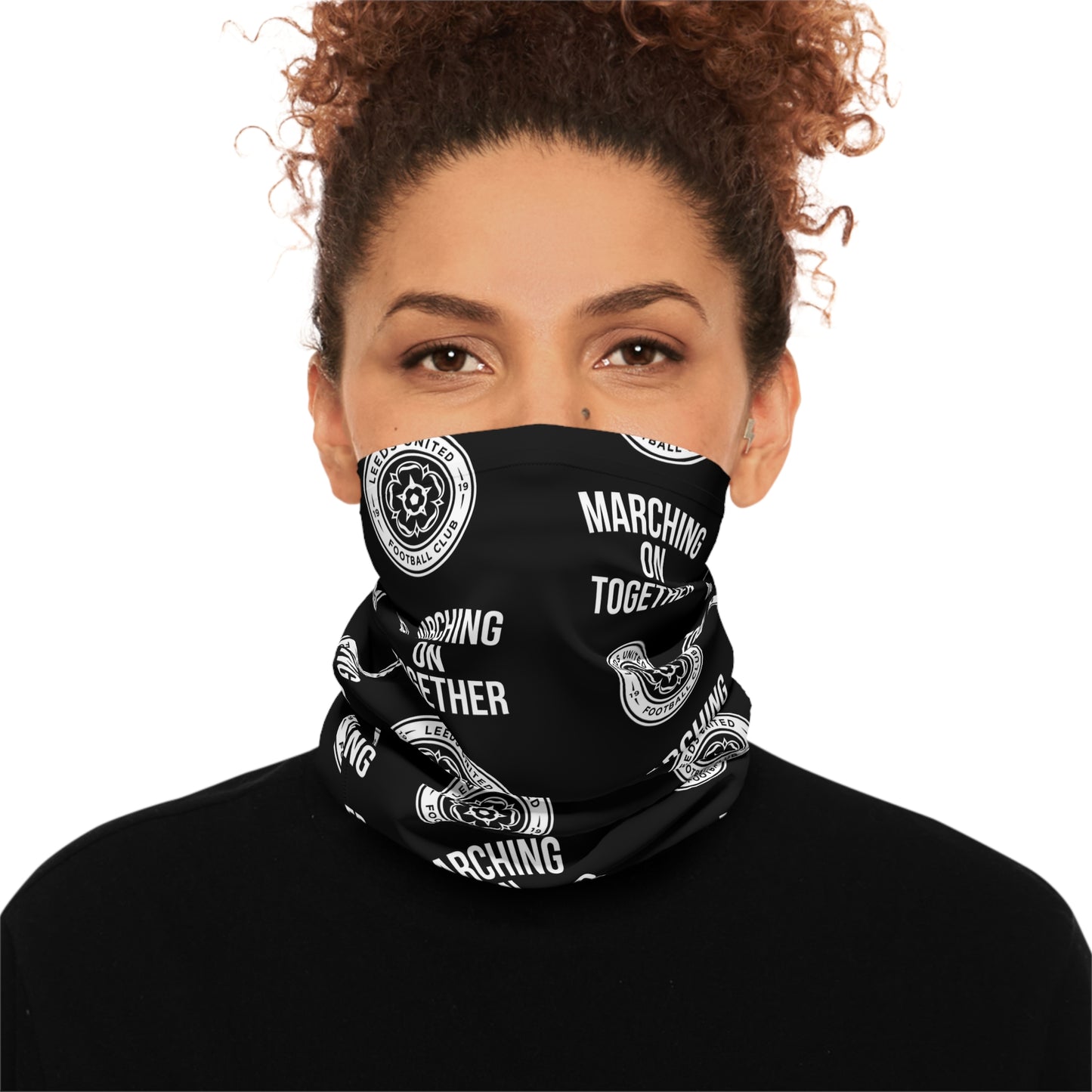 LUFC “Marching On Together”  Lightweight Breathable Neck Gaiter
