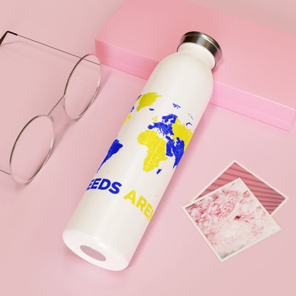 LUFC “All Leeds Aren’t We” Copper  Insulated Water Bottle: Eco-Friendly  Travel for True Fans