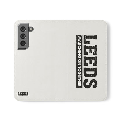 LEEDS "Marching On Together" Flip  Case Phone Wallet