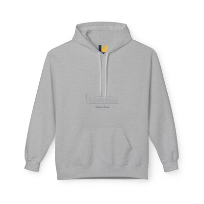 Elland Road Line Art Leeds Hoodie