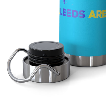 LUFC “All Leeds Aren’t We” Copper  Insulated Water Bottle: Eco-Friendly  Travel for True Fans