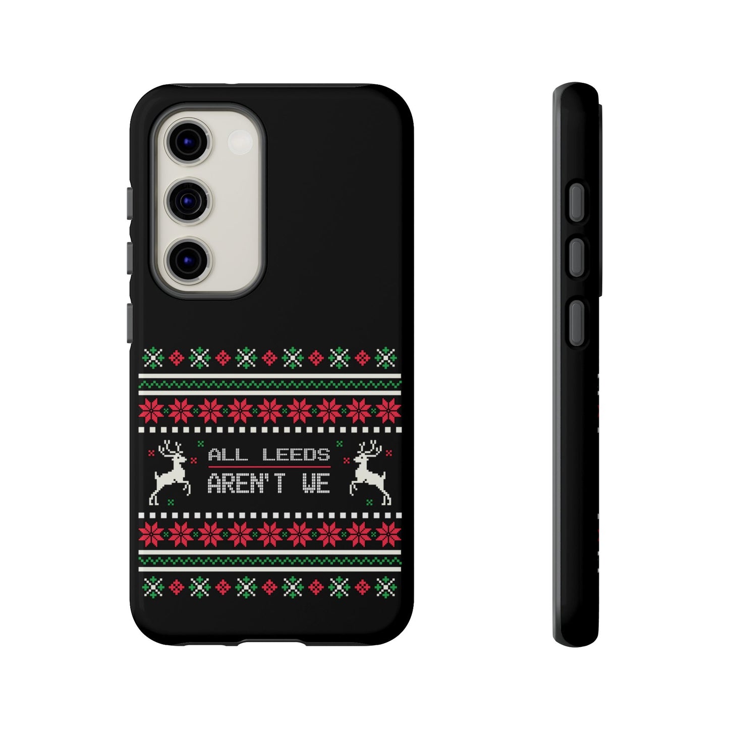 LUFC 'All Leeds Aren't We' Phone  Case: Christmas Edition
