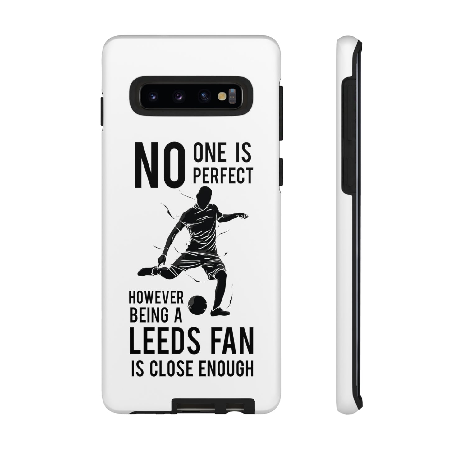 Tøft telefondeksel - Ingen er perfekt, men å være Leeds-fan er nær nok