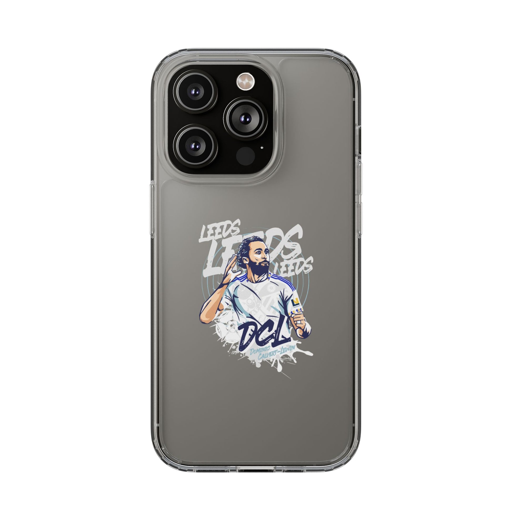 LUFC News “LEEDS: Dominic  Calvert-Lewin” Clear Phone Case - Lufcnews.co.uk