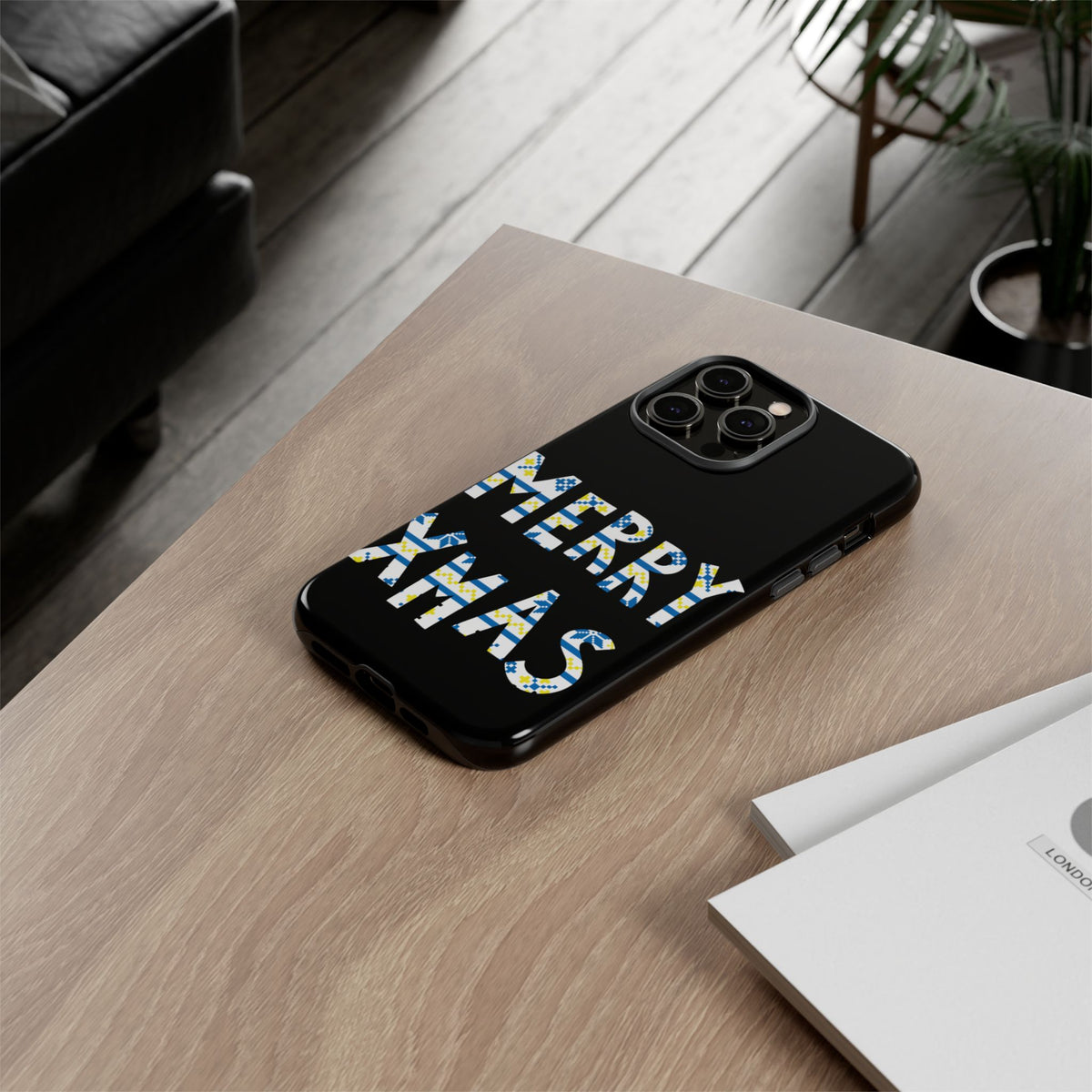 Leeds United 'Merry Xmas' Phone Case: Christmas Edition