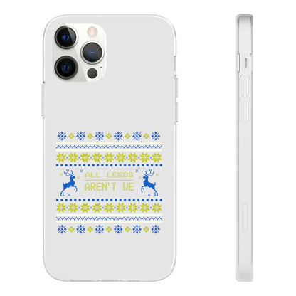 LUFC 'All Leeds Aren’t We' Retro  Football Flexi Case: Christmas  Edition