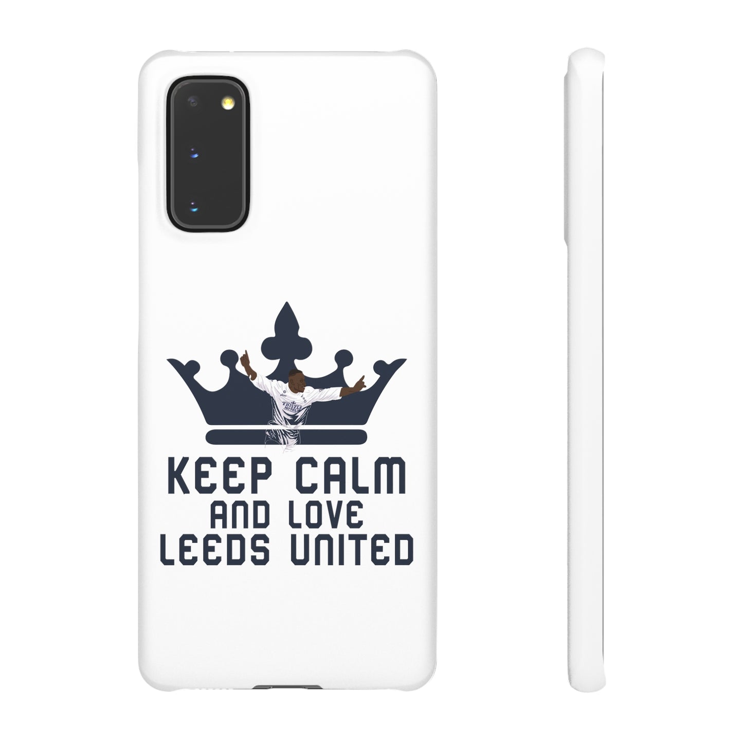 Funda para teléfono Snap - Mantenga la calma y ame al Leeds United