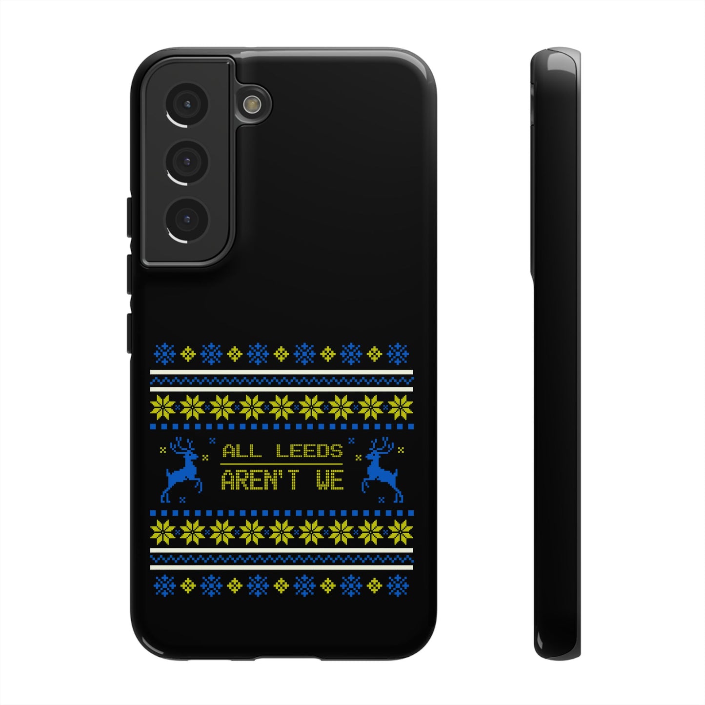 LUFC 'All Leeds Aren't We' Phone  Case: Christmas Edition