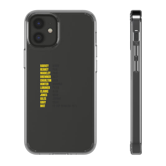 Clear Phone Case - 1972 FA Cup Winners