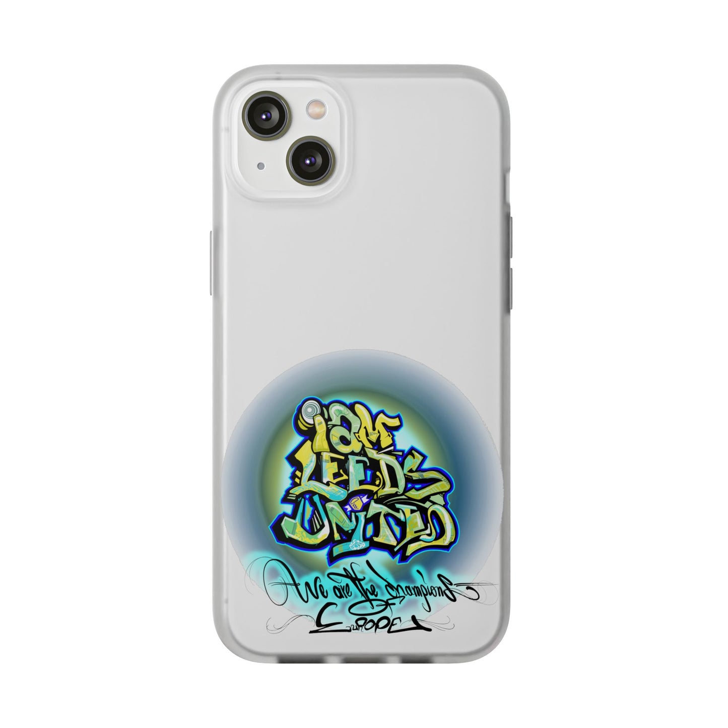 LUFC 'I Am LEEDS UNITED' Retro  Football: Flexi Case