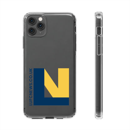 Leeds United “LUFCNEWS.CO.UK”  Clear Impact-Resistant Case - Lufcnews.co.uk