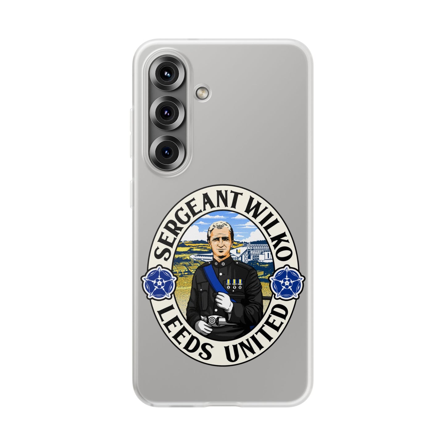 Leeds United 'SERGEANT WILKO'  Retro Football: Flexi Case
