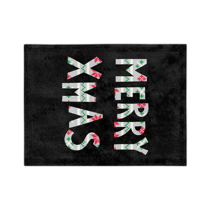 LUFC Christmas Velveteen Sports Blanket “MERRY XMAS” Christmas Edition