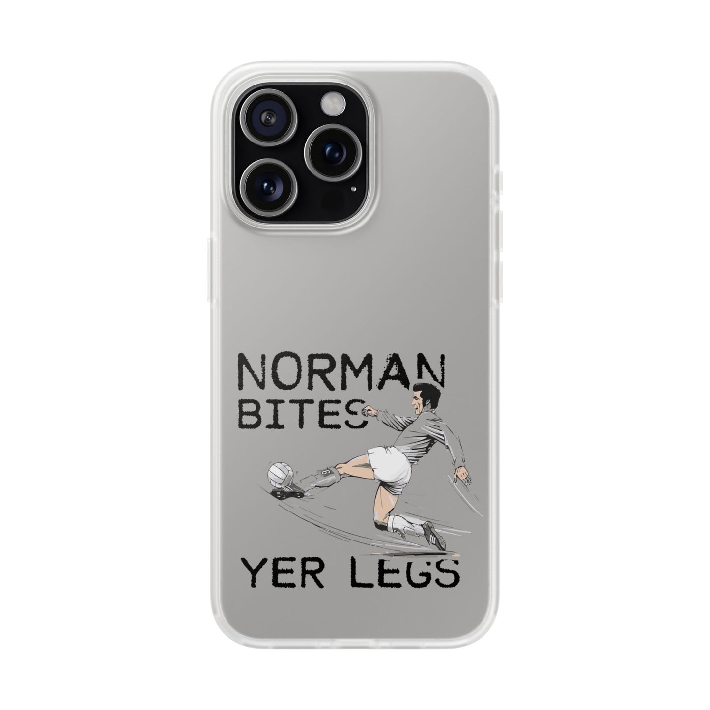 LUFC Norman Bites 'YER LEGS’ Flexi  Case