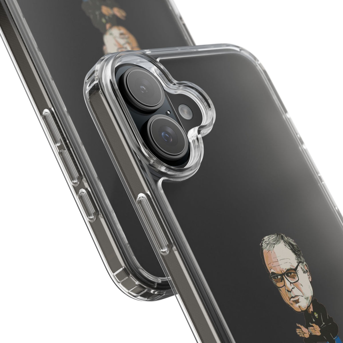 Clear Phone Case - Cartoon Bielsa the Godfather