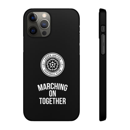 05 Snap Phone Case — "All Leeds Aren't We" Blue & Yellow Emblem