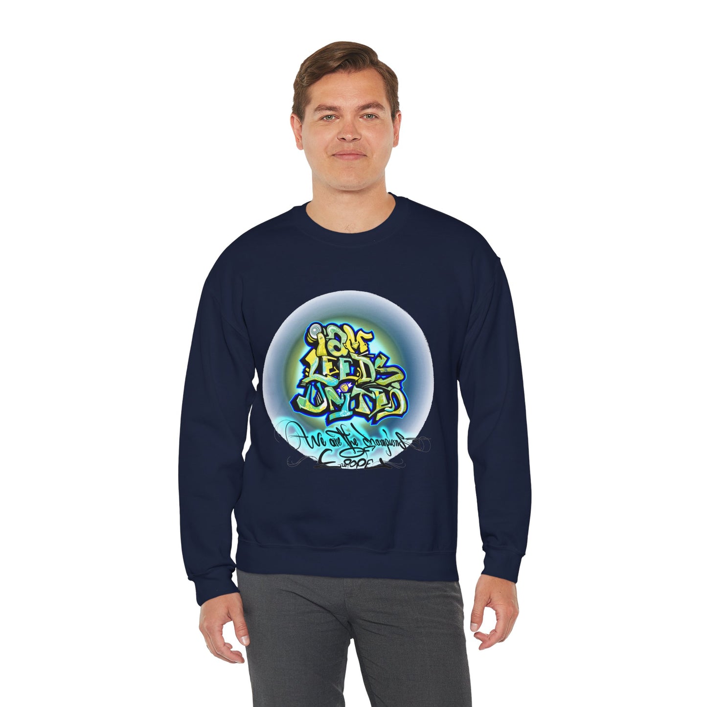 LUFC “I am Leeds United” Graffiti  Sweatshirt