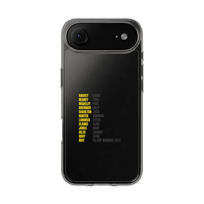 Clear Phone Case - 1972 FA Cup Winners