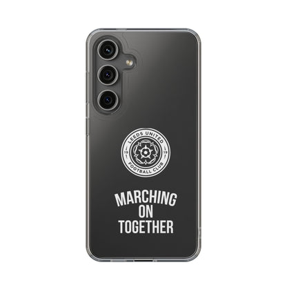 Leeds United “Marching On  Together” Clear Impact-Resistant  Case - Lufcnews.co.uk