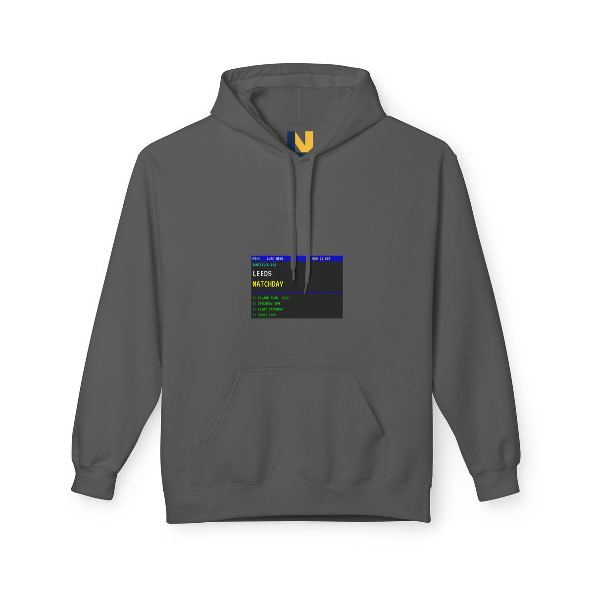 Leeds Matchday Teletext Hoodie