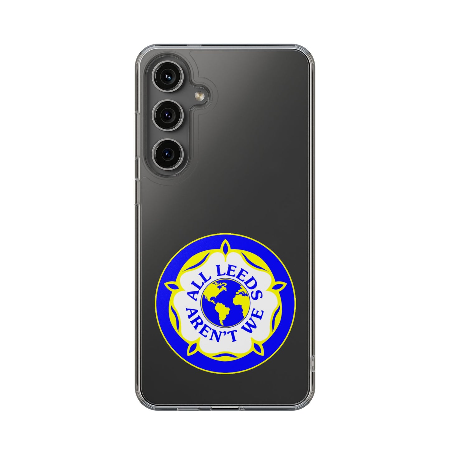 LUFC “All Leeds Aren’t We” Clear  Impact-Resistant Case