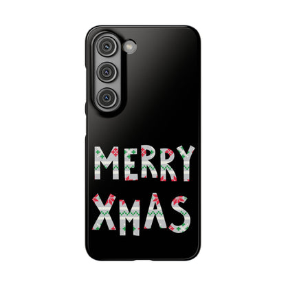Leeds United "Merry Xmas" Red &  Green Emblem Snap Case: Christmas  Edition