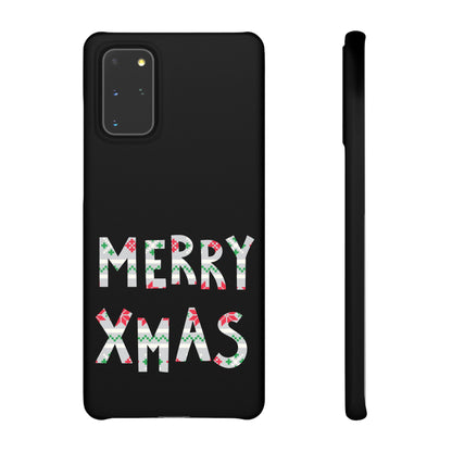 Leeds United "Merry Xmas" Red &  Green Emblem Snap Case: Christmas  Edition