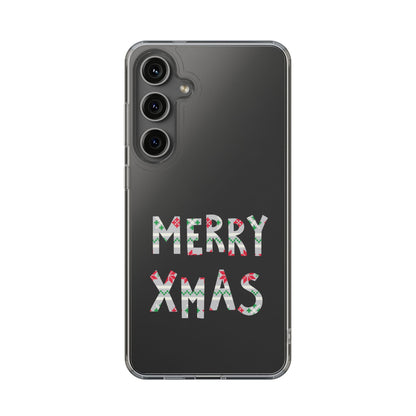 Leeds United "MERRY XMAS" Clear  Impact-Resistant Case: Christmas  Edition - Lufcnews.co.uk