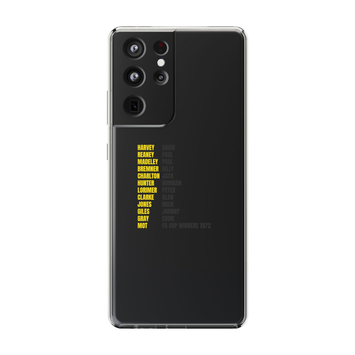 Clear Phone Case - 1972 FA Cup Winners