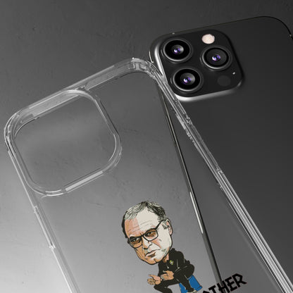 Clear Phone Case - Cartoon Bielsa the Godfather