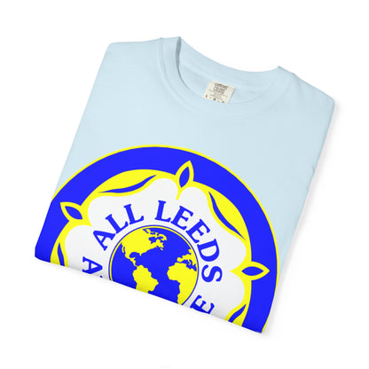 LUFC “All Leeds Aren’t We” Globe  Tee: Unisex Supporters Edition