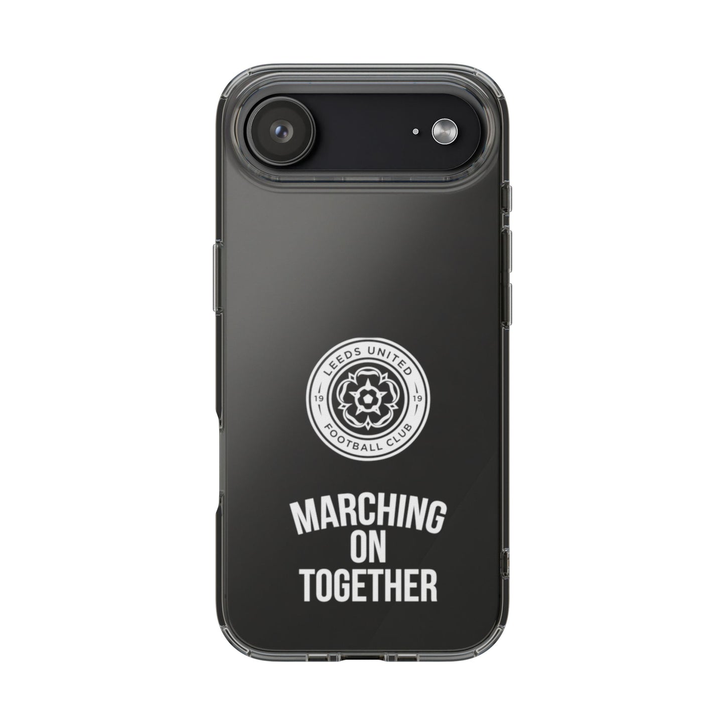 Leeds United “Marching On  Together” Clear Impact-Resistant  Case