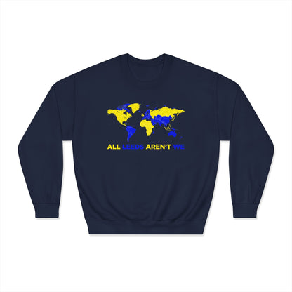 LUFC “All Leeds Aren’t We” World Map  Sweatshirt