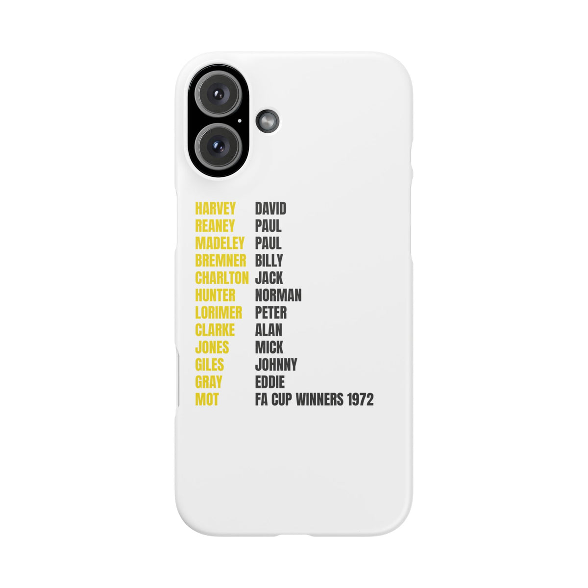 Snap Phone Case - 1972 FA Cup Winners