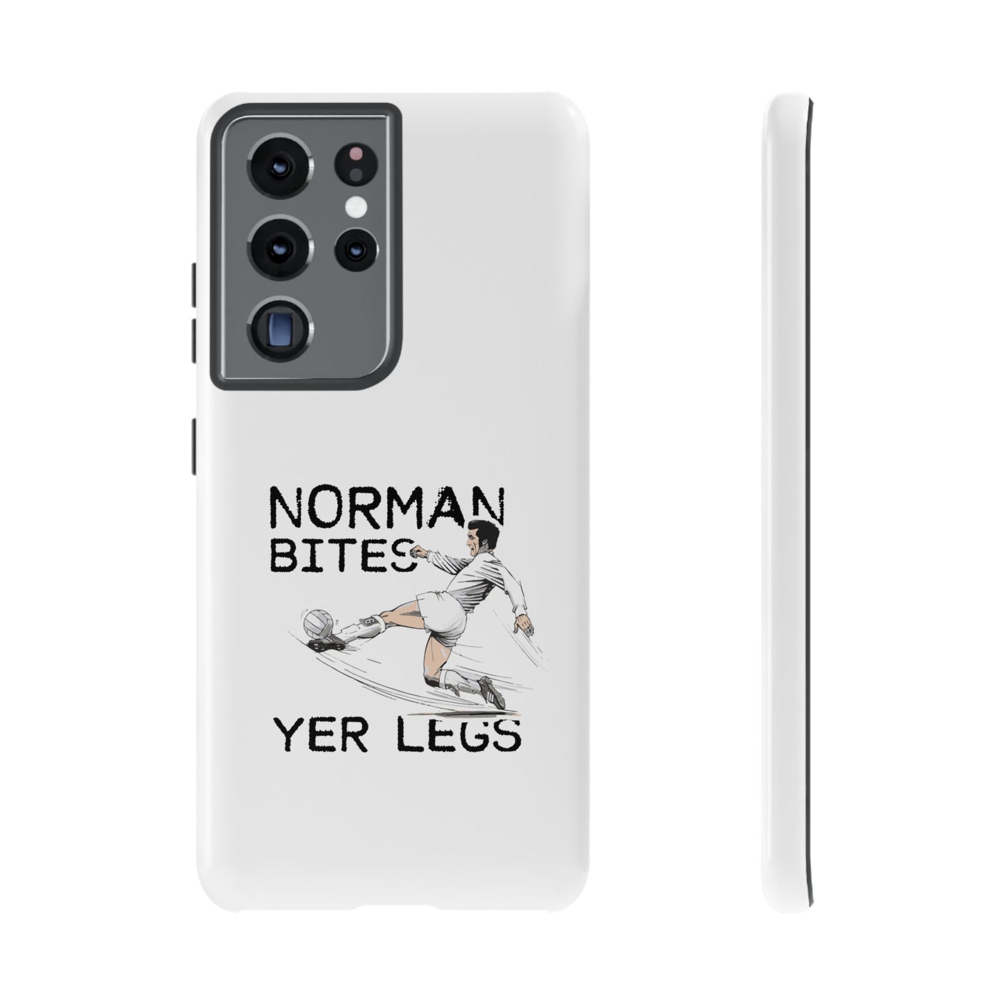 Leeds United NORMAN BITES 'YER  LEGS' Phone Case