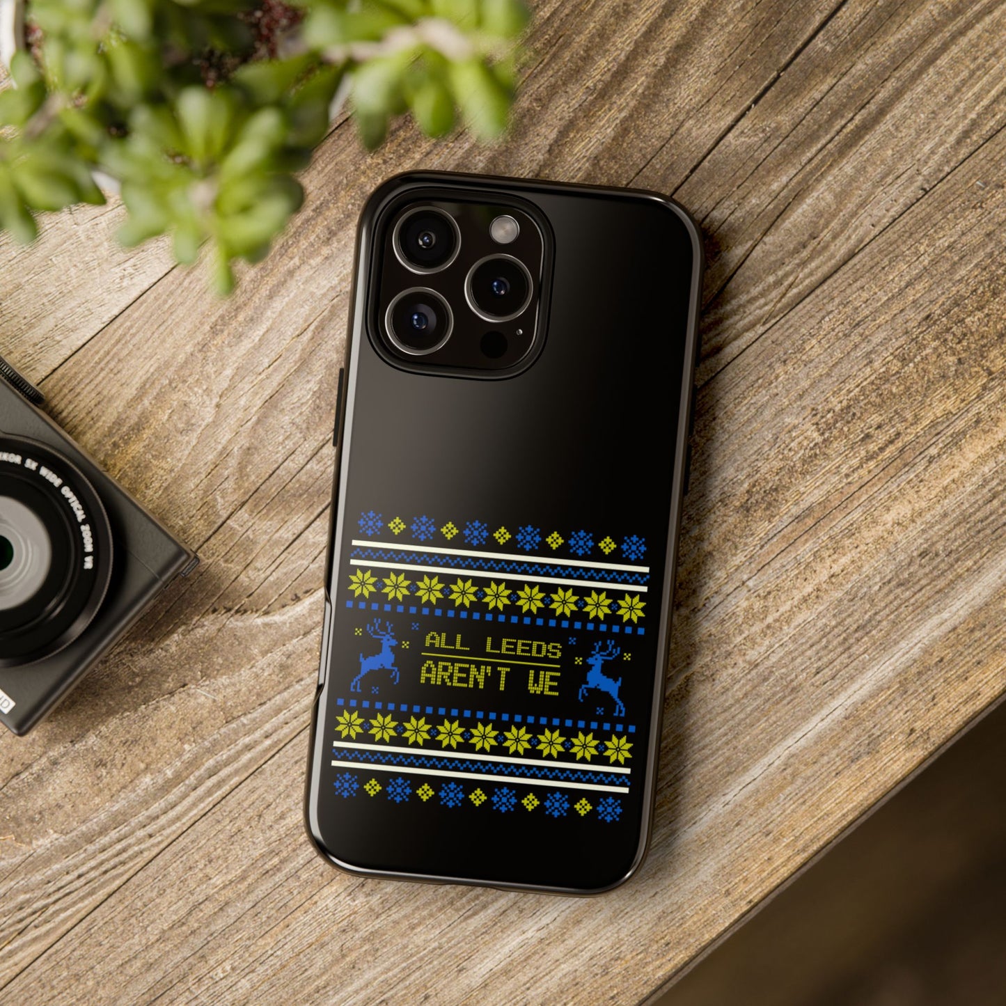 LUFC 'All Leeds Aren't We' Phone  Case: Christmas Edition