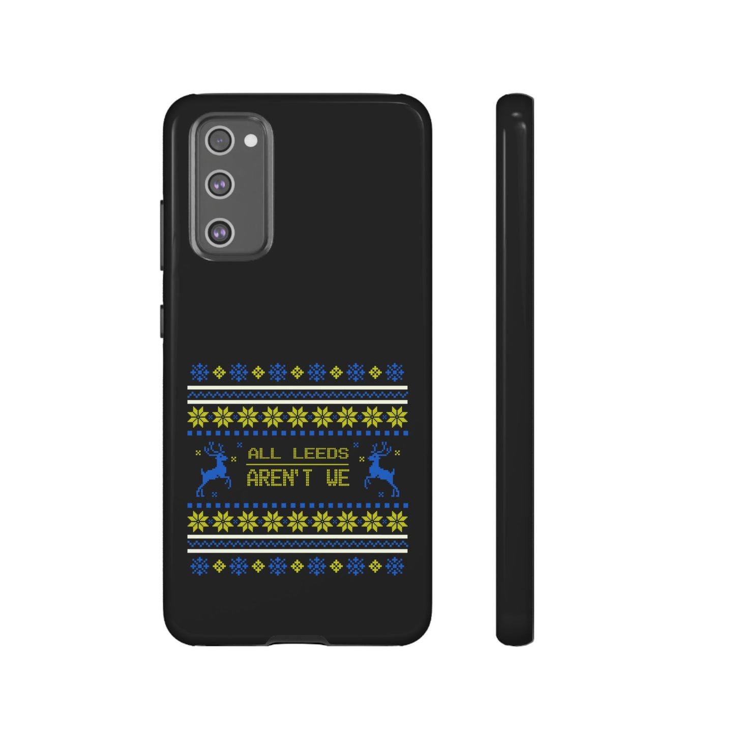 LUFC 'All Leeds Aren't We' Phone  Case: Christmas Edition