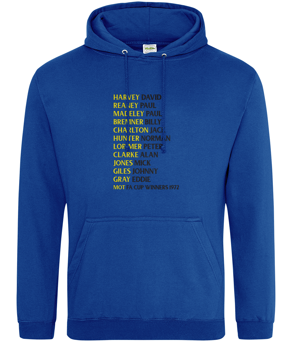 LUFC 1972 FA Cup Winners Hoodie Men