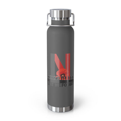 LUFC “Lest We Forget” Insulated  Water Bottle: Leeds United  Remembrance Design