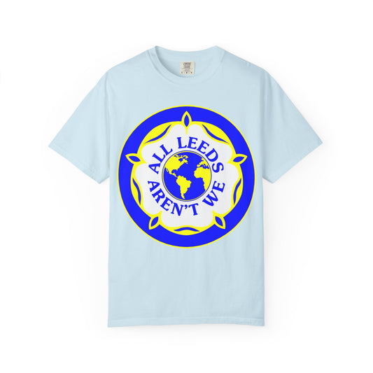 LUFC “All Leeds Aren’t We” Globe  Tee: Unisex Supporters Edition