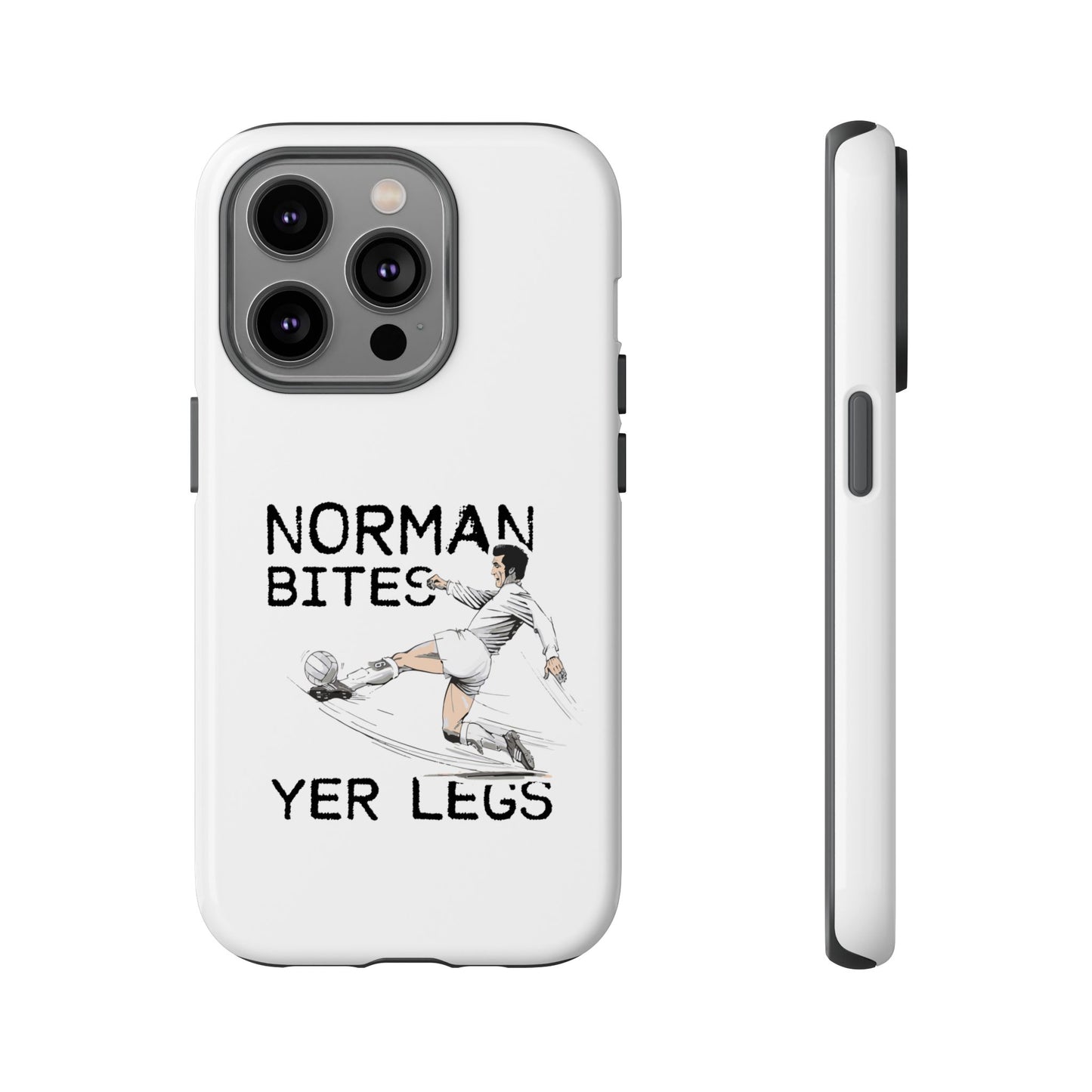 Leeds United NORMAN BITES 'YER  LEGS' Phone Case