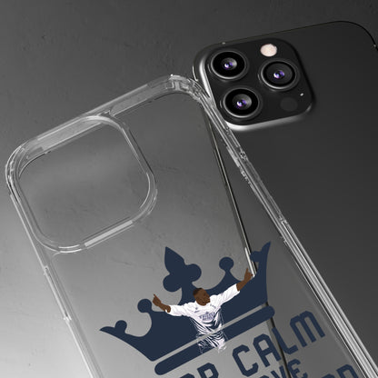 Clear Phone Case - 
'Keep Calm and Love Leeds United'