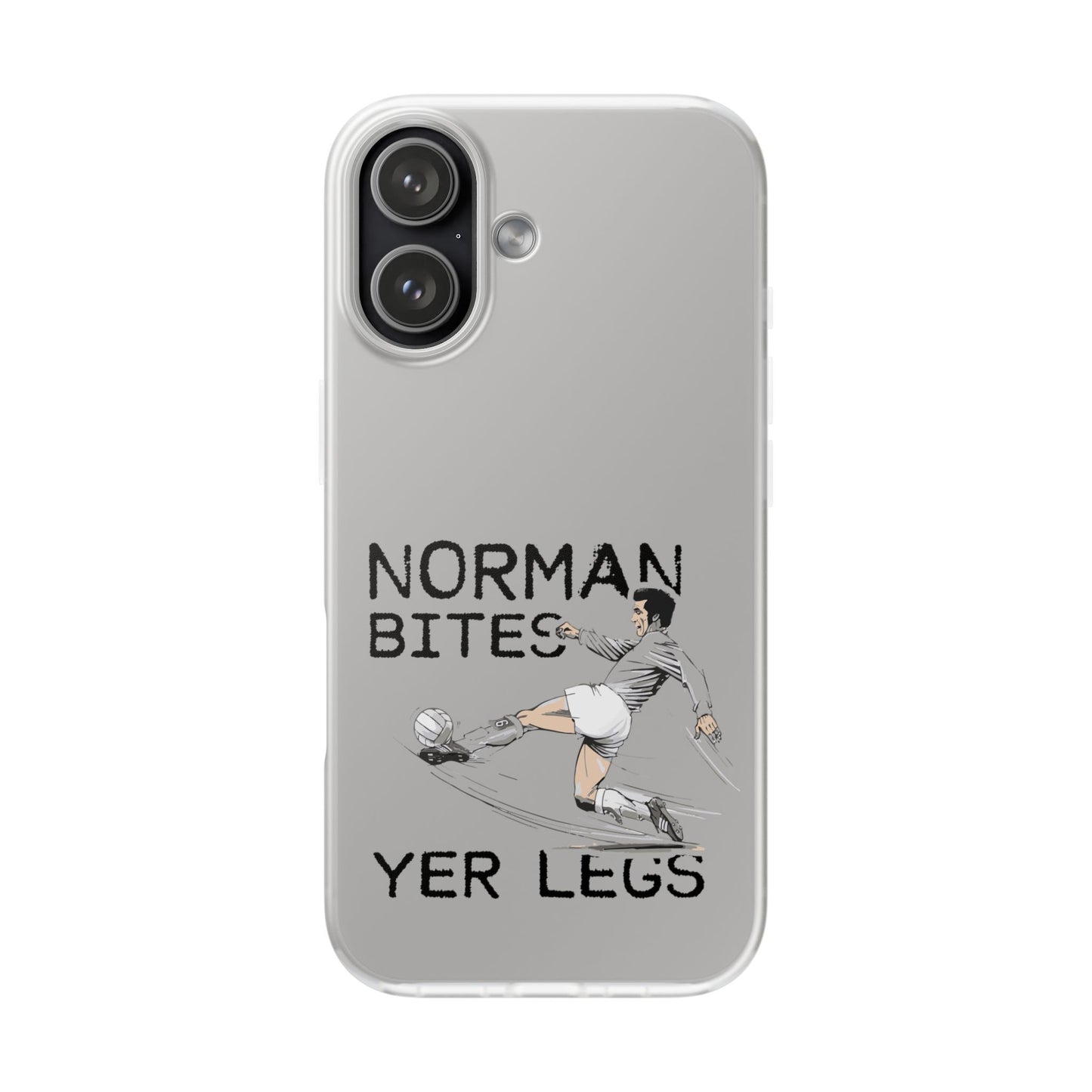 LUFC Norman Bites 'YER LEGS’ Flexi  Case