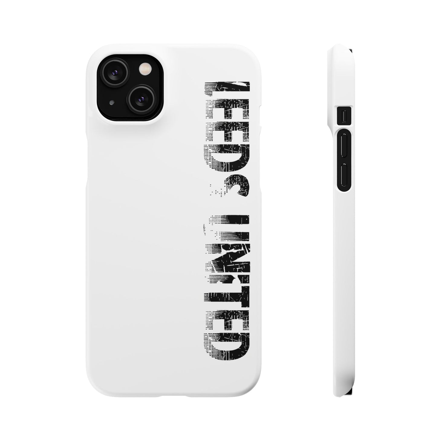 04 Snap Phone Case — "All Leeds Aren't We" Blue & Yellow Emblem