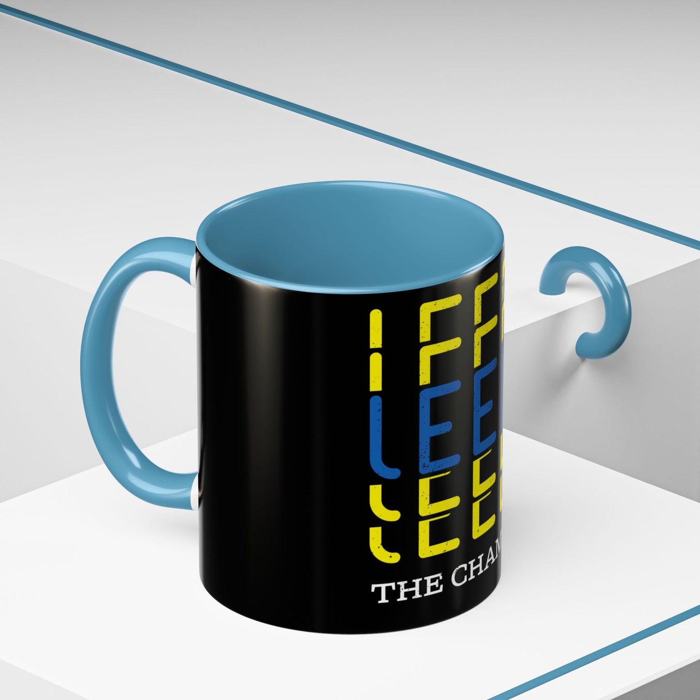 Leeds United “The Champions” Accent  Mug